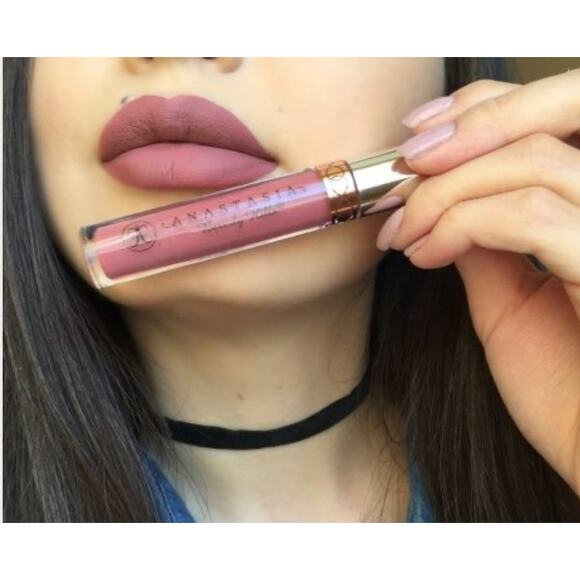 Anastasia Beverly Hills DUSTY ROSE Lipstick NIB OS Full Size Rare New in Box - Picture 6 of 6